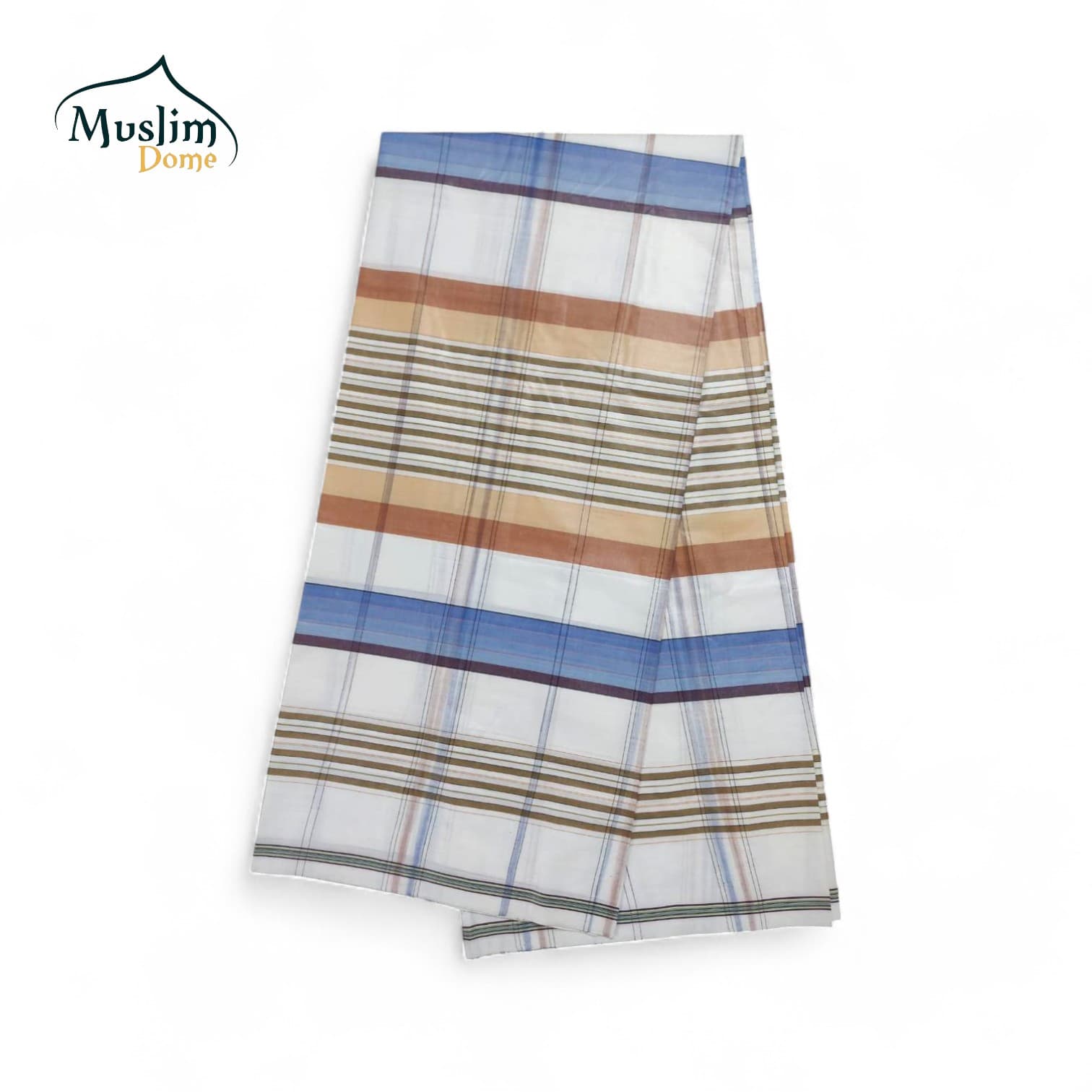 Boishakhi Lungi – Stripe Multi Color (6 Hands, Stitched, 100% Cotton)
