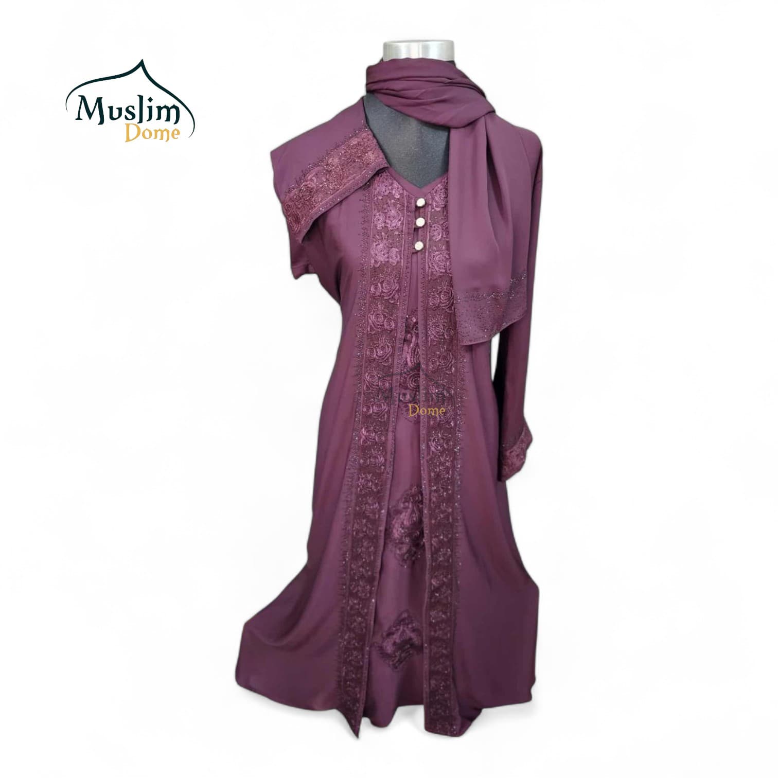 Borka – Koti Style Embroidery Design – Purple